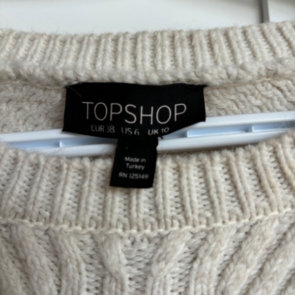 Topshop Peplum Sweater - Picture 2 of 5